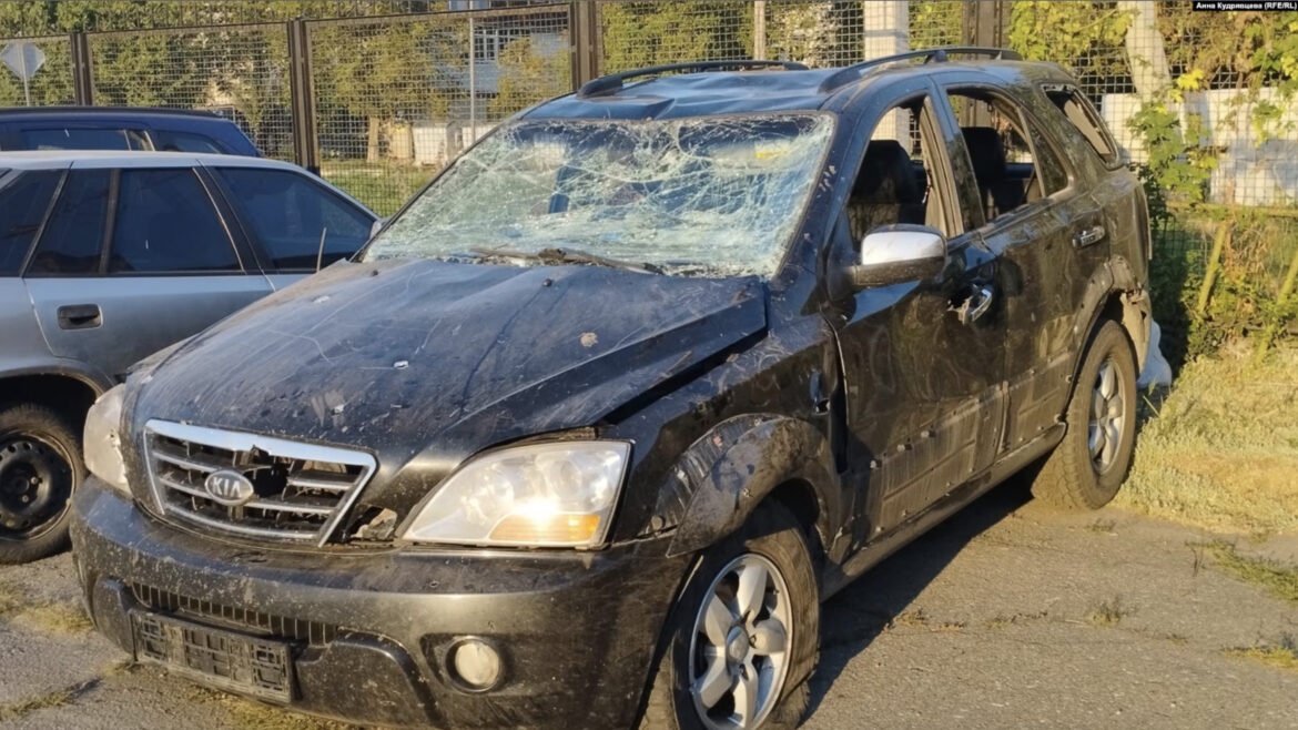 Журналісти радіо "Свобода" потрапили під ракетний обстріл на Донеччині.