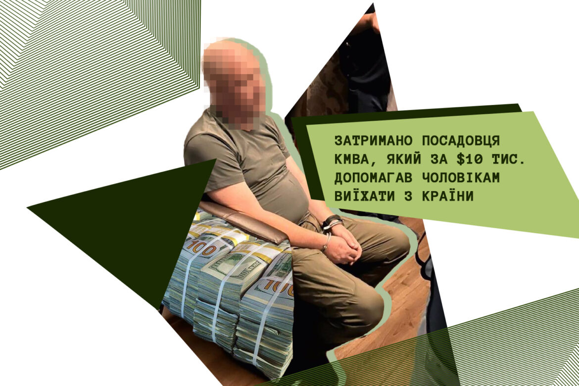затримано посадовця кмва сприяння ухилянтам виїзд за кордон