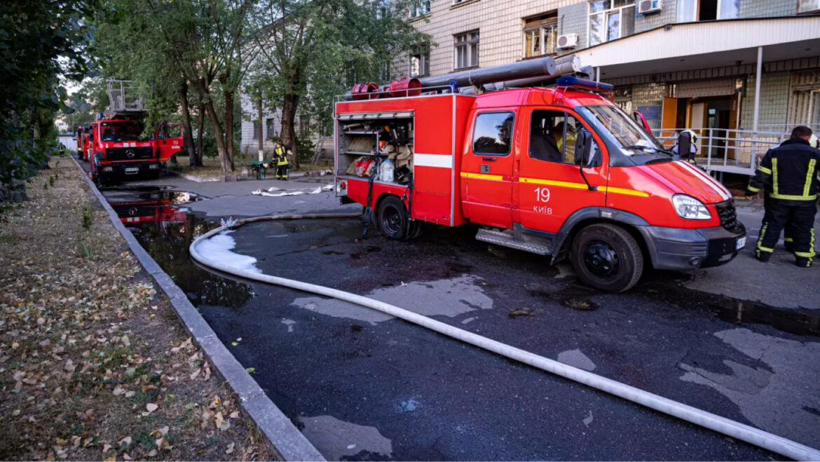 В одній з київських лікарень виникла пожежа.