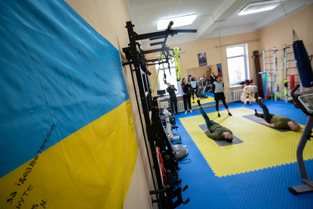 Військові в реабілітаційному центрі