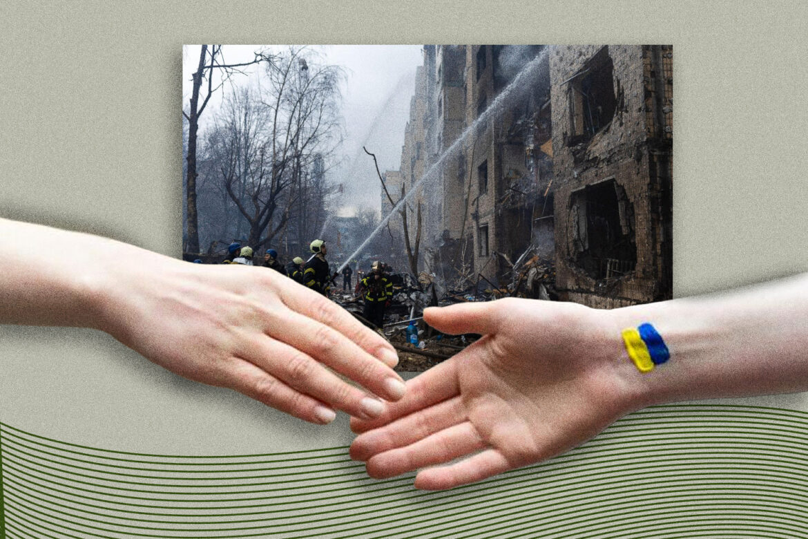 Допомога потерпілим від ворожих обстрілів.