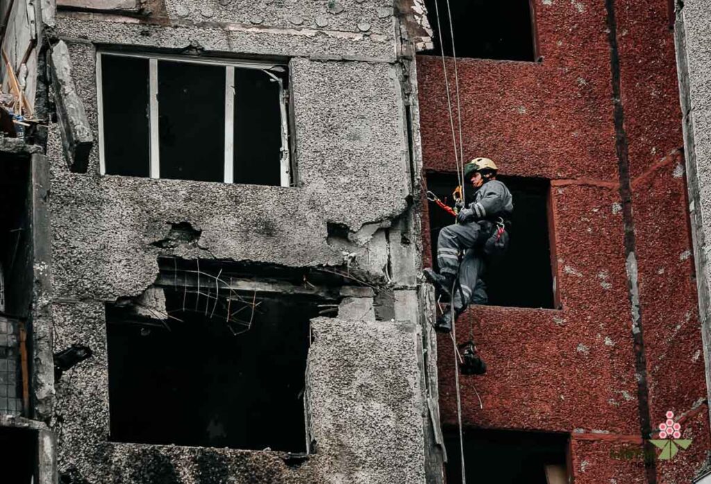 Наслідки ракетної атаки 7 лютого