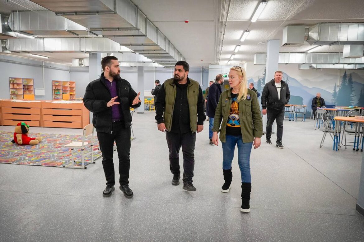 Начальник Київської міської військової адміністрації Тимур Ткаченко оглянув укриття в Оболонському районі.