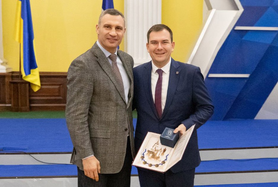 Мер Віталій Кличко і Сергій Павловський